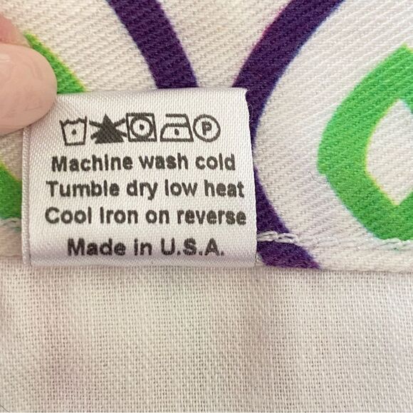 MARY KATRANTZOU Colorful White Denim Cut Off Shorts Sz 24 - Picture 6 of 10